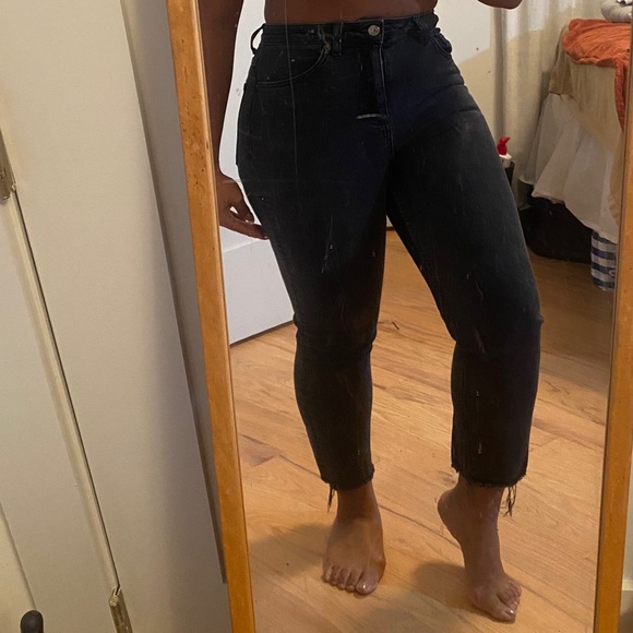 Topshop Gray Denim - Picture 1 of 3